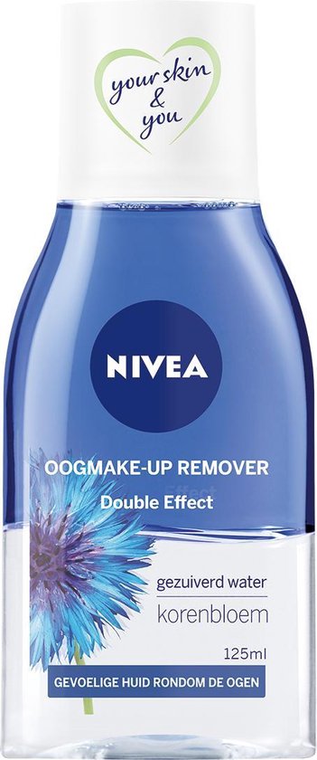 NIVEA Double Effect Oogmake-up Remover - Gezichtsreiniger - 125 ml