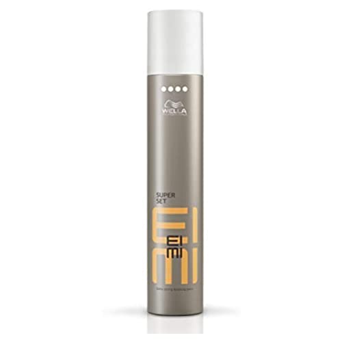 Wella EIMI Super Set haarlak, fixing spray voor extra sterke, betrouwbare grip, met uv-beschermingsformule en bescherming tegen vocht en hitte, 1 x 300 ml