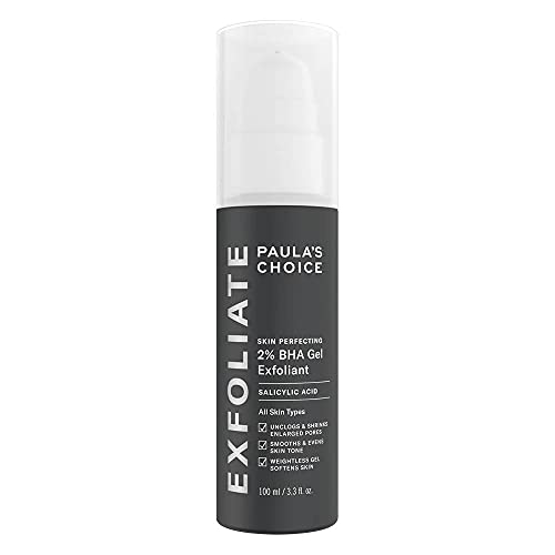 Paula's Choice Skin Perfecting 2% BHA Gel Exfoliant - Exfolieert het Gezicht met Salicylzuur - Verwijdert Dode Huidcellen, gaat Puistjes, Grove Poriën & Mee-eters tegen - Gecombineerde huid - 100 ml