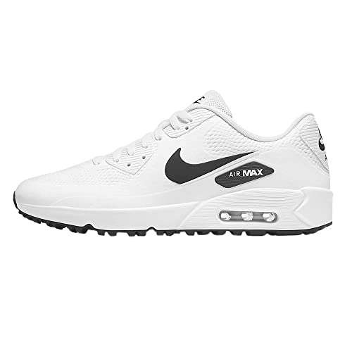 Nike Air Max 90 G Golfschoen voor dames, wit zwart, 40.5 EU