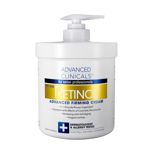 Advanced Clinicals - Retinol - Geavanceerde verstevigende crème - 454 g