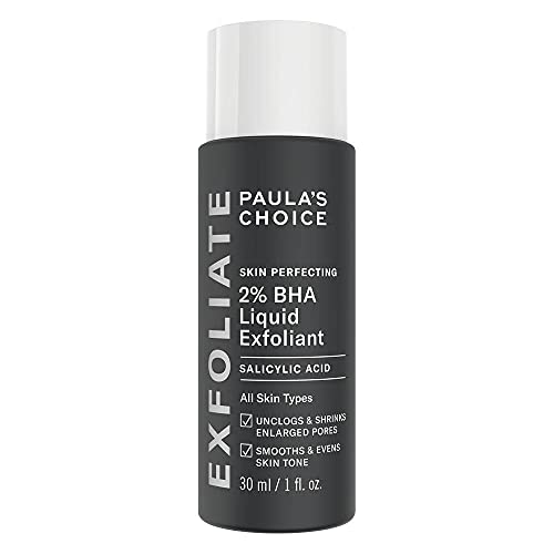Paula's Choice Skin Perfecting 2% BHA Liquid Exfoliant - Exfolieert het Gezicht met Salicylzuur - gaat Puistjes, Grove Poriën & Mee-eters tegen - Gecombineerde, Vette & Acne Huid - 30 ml