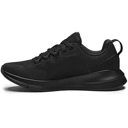 Under Armour Women's Essential Road Running Shoe, Black/Black/Black (002), 3 UK