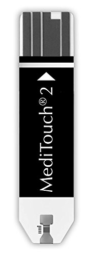 medisana teststrips, voor bloedglucose zelfcontrole, compatibel met MediTouch bloedglucosemeters, 50 stuks