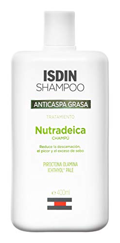 ISDIN Nutradeica Anti-roos shampoo (400 ml) | vermindert overtollig sebum | verlicht jeuk en vermindert roos