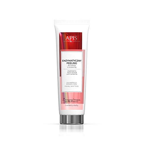 APIS Mosberry Vitaliteit: Enzymatische peeling voor het gezicht met mosbessen, vitaliteit en reiniging, 100 ml