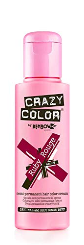 Crazy Color - Semi-Permanent Fuchace Ruby Rood nr. 66 - 100 ml