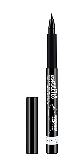 Rimmel - Scandal'eyes Precision eyeliner - Ultra precieze viltstift - Lang draagbaar, braamvrij - 001 Zwart - 1,1 ml