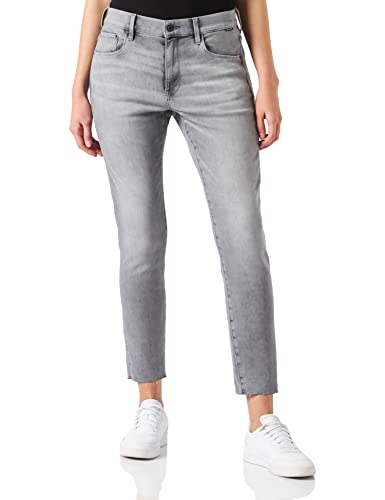 G-STAR RAW Dames 3301 Skinny Enkeljeans, Grijs (Sun Faded Glacier Grey A634-c464), 24W x 28L