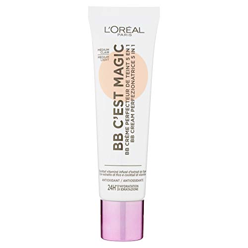 L'Oréal Paris BB Cream C'est Magic, BB Cream 5 in 1 30 ml, Medium Light