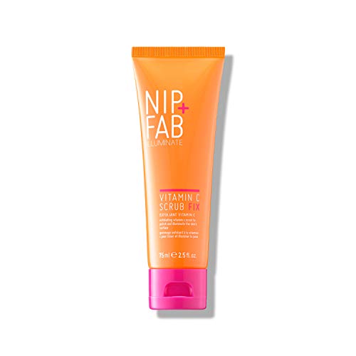 Nip + Fab Vitamin C Fix | Gezicht Peeling Met Vitamine C | Kokosolie | Koffiezaad | Cleansing Facial Peeling | Verlichte Huid | Gladde Rimpels | 75 Ml