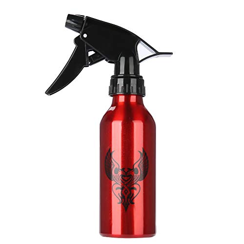 250ml tattoo spray fles, aluminium pomp fles tattoo spray fles verstuiver sprayer kapper tattoo water voor kapper tattoo huishoudelijke groene zeep spray fles (rood)