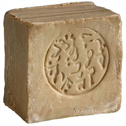 Originele Aleppo zeep klassiek, 85% olijfolie 15% laurierolie, olijfolie zeep, haarzeep, ca. 200 gram