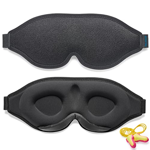 2022 Innovatief Slaapmasker voor Mannen en Vrouwen, 100% Lichtblokkerend Ontwerp Oogmasker om te Slapen, een Dutje te Doen, Mediteren, Reizen