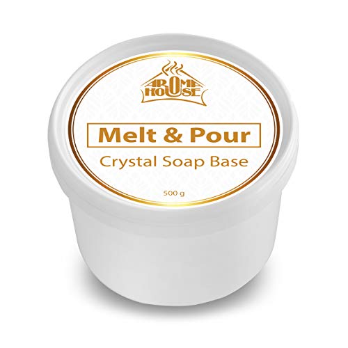 Zeep Basis van Glycerine Crystal ST 500g - Zeep Basis Gietzeep - Eenvoudig Zepen Omsmelten - Transparant - Creatieve Zeep - Ruwe Zeep - Maak je Eigen Zeep - Gietzeep Smelten