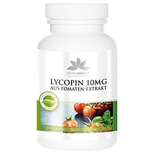 Lycopene Capsules 10mg - hoge dosering - van tomatenextract - veganistisch - 60 capsules