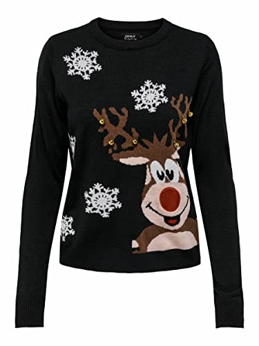 ONLY Dames Onlxmas Bell L/S Cs KNT Pullover