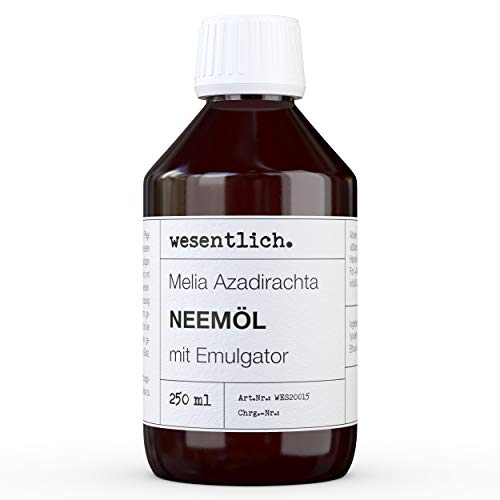 Aanzienlijk neemolie met emulgator 250 ml – kant-en-klaar gemengd voor direct gebruik