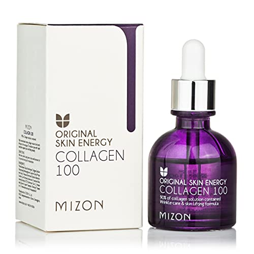 [Mizon] Collagen100 (30ml) Collageen Booster Original Skin Care Serum, Intensive Care voor rimpel, fijne lijnen en alle tekenen van veroudering, gemakkelijke absorptie met natuurlijke ingrediënten, Koreaanse huidverzorging