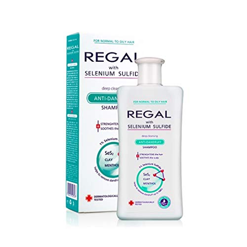 Regal diep reinigende anti-roos shampoo met selenium voor normaal tot vet haar
