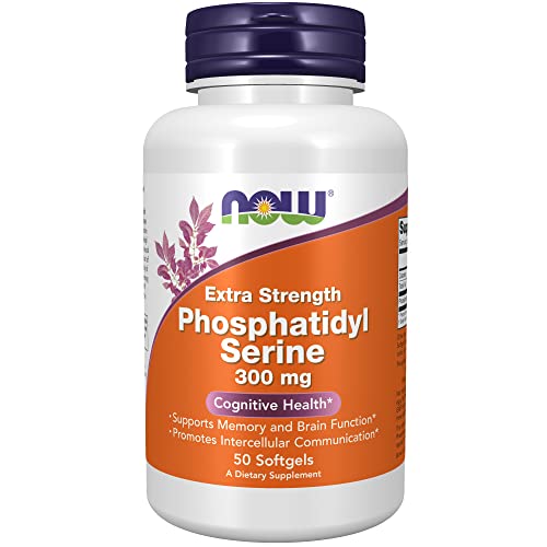 Extra sterke fosfatidyl serine- 300 mg (50 softgels) - Now Foods