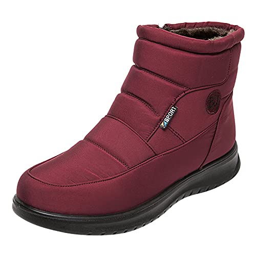 Dameslaarzen, modieus, casual, ronde neus, retro, franjes, korte enkellaarzen, korte schacht, laarzen, warme gevoerde laarzen, modieuze laarzen, antislip, winterschoenen