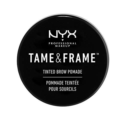 NYX Professional Makeup Tame & Frame Brow Pomade - watervaste wenkbrauwpomade, veegvaste gel in 5 tinten, voor huid en haartjes, 5 g, Brunette 03