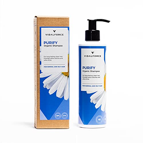 PURIFEREN. Vet haar shampoo. Natuurlijk 100% en 81% ecologisch. Schoon haar voor dagen - Vet haar shampoo voor vrouwen en mannen.