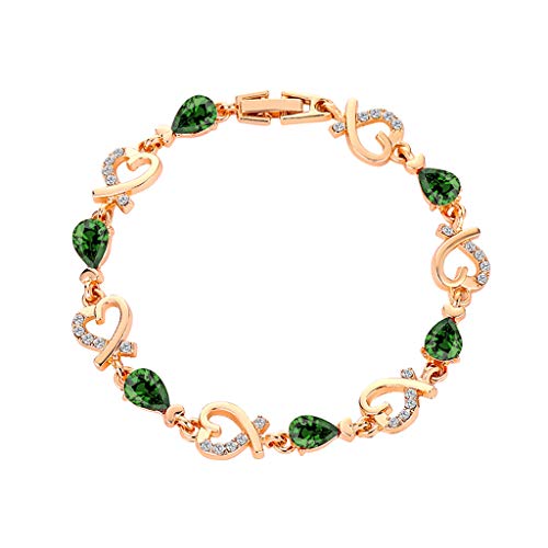 Generic Armband dames kat zilver dames kristal armband liefde Valentijnsdag bruiloft bruidssieraad, Koper, Geen Edelsteen