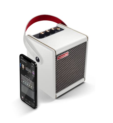 Positieve Grid Spark MINI Gitaarversterker, elektrische gitaar, basgitaar en akoestische gitaar 10W draagbare mini-versterker (Pearl)