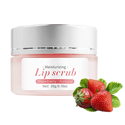 Horypt Lipscrub - aardbei herstellende lipscrubs | lippenreparatie voor zachte lippen, lippenvochtcrème reparatie van droge en gebarsten lippen