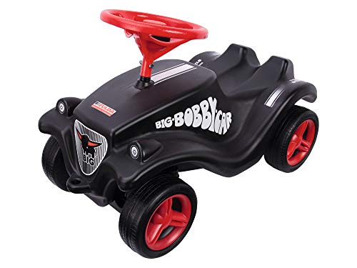 BIG Spielwarenfabrik 800056102 Fulda-Bobby-Car Classic, Rood/Zwart