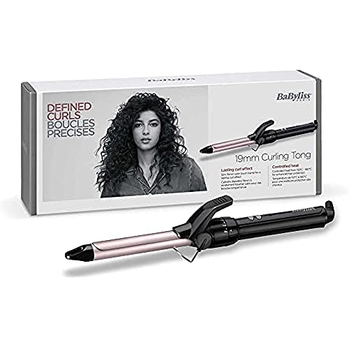 BaByliss C319E 19 mm krultang van dun formaat voor kleine krullen