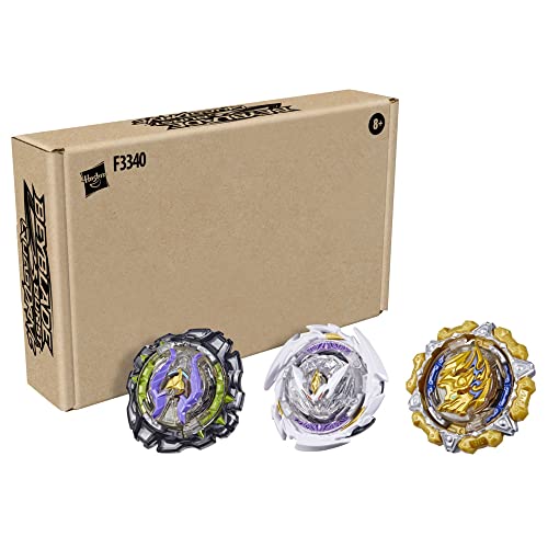 Beyblade Burst QuadDrive Quantum Pulse-pack van 3 met 3 draaiende trollen - Battling Game-tollen voor kinderen vanaf 8 jaar