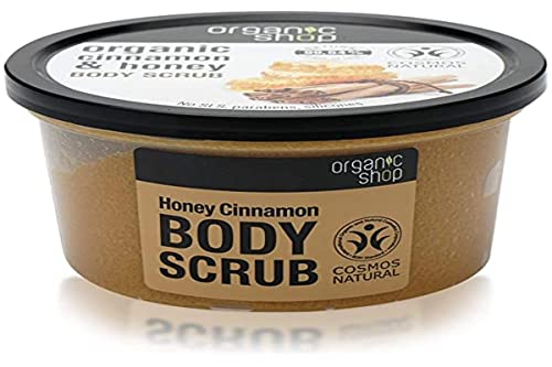 Organic Shop Body Scrub Natural Cinnamon and Honey 250 ml
