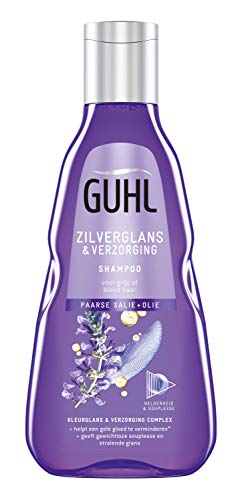 Guhl Zilverglans & Verzorging Shampoo Met Paarse Salie en Olie - Voor Grijs of Blond Haar - 250 Milliliter