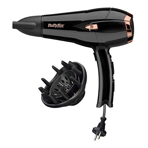 BaByliss D373E Cordkeeper 2000 föhn met ionische anti-frizz functie en intrekbaar snoer