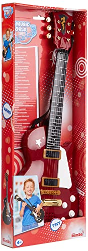 Simba 106837110 My Music World Rockgitaar 56 cm (gesorteerde kleuren), meerkleurig