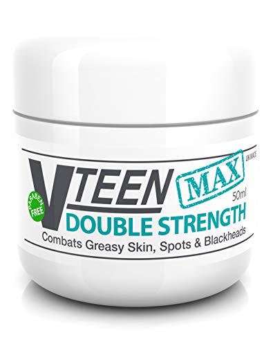 Vteen MAX Hoge Sterkte Salicylzuur Crème voor Puistjes Mee-eters Oneffenheden Probleemhuid Vette Huid Geschikt en Veilig voor wie Gevoelig is voor Acne – VRIJ van Parabenen en Dierproef VRIJ – 50 gram