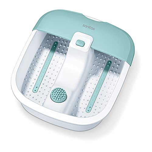 Sanitas voetenbad SFB 07, vibratie- en bruismassage, voetreflexzonemassage, watertemperatuurregeling, ontspanning voor vermoeide voeten