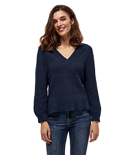 Peppercorn Destina damestrui met V-hals, navy, XL