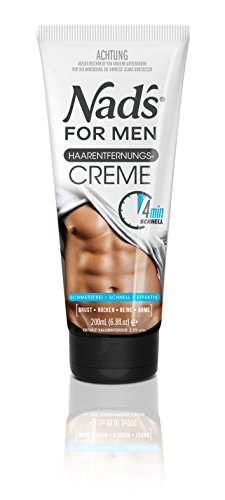 Nad's For Men Ontharingscrème voor mannen, eenvoudige ontharing voor mannen, 200 ml
