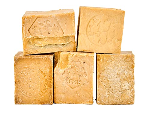 Carenesse® originele Aleppo zeep 5 x Zeep Mix Pakket Break pakket Uitstekende plaatsing met laurieroliegehalte olijfoliezeep haarzeep natuurzeep douchezeep traditioneel handwerk