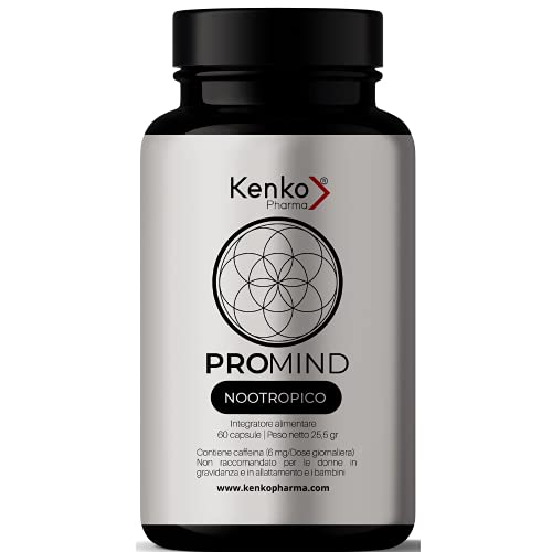 ProMind Natural Nootropics Brain Booster Supplement voor focus en geheugen gemaakt in de UK met Guaranà en Theanine