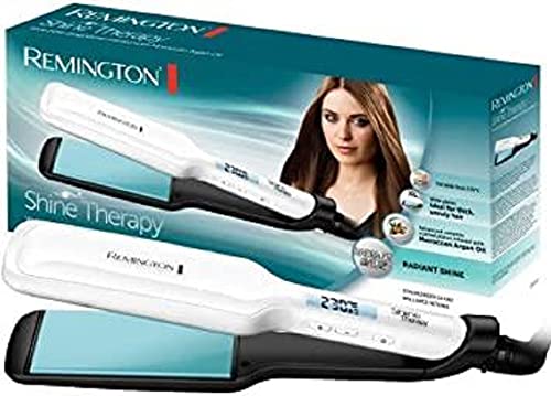 Remington Stijltang Shine Therapy Brede Stylingplaten (Wijde Platen, Met Marokkaanse Arganolie En Vitamine E, Voor Lang, Dik Haar) S8550