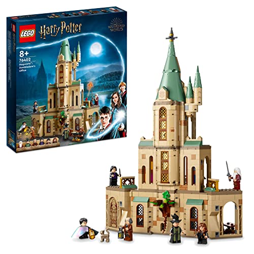 LEGO 76402 Harry Potter Zweinstein: Het kantoor van Perkamentus Kasteel Speelgoed voor Kinderen vanaf 8 met Sorteerhoed en Zwaard van Griffoendor