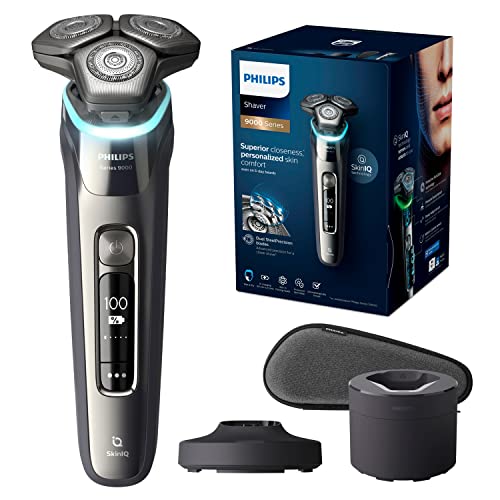 Philips Shaver Series 9000, nat en droog elektrisch scheerapparaat met SkinIQ-technologie, S9987/55