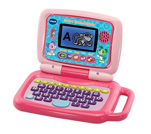 VTech 80-600954 2-in-1 touch-laptop roze kleuterschoolspeelgoed