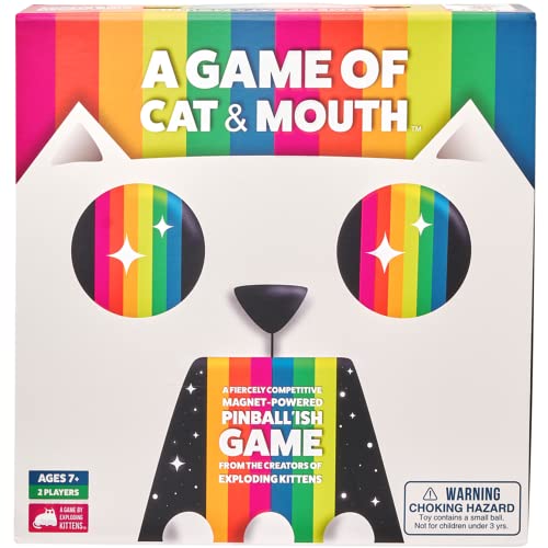 A Game of Cat & Mouth - Bordspel - Een snel en competitief actiespel voor 2 spelers - Voor de hele Familie - Engelstalig