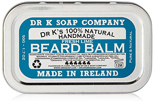 DR K Soap Company Frisse limoen-baardbalsem, 50 g